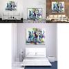 Contemporary Animal Canvas Wall Decoration For Living Room Bedroom With Colorful Horse Pattern