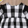 Neu Infant Kinder Baby Mädchen Plaid Kleidung Weihnachts Romper Overall