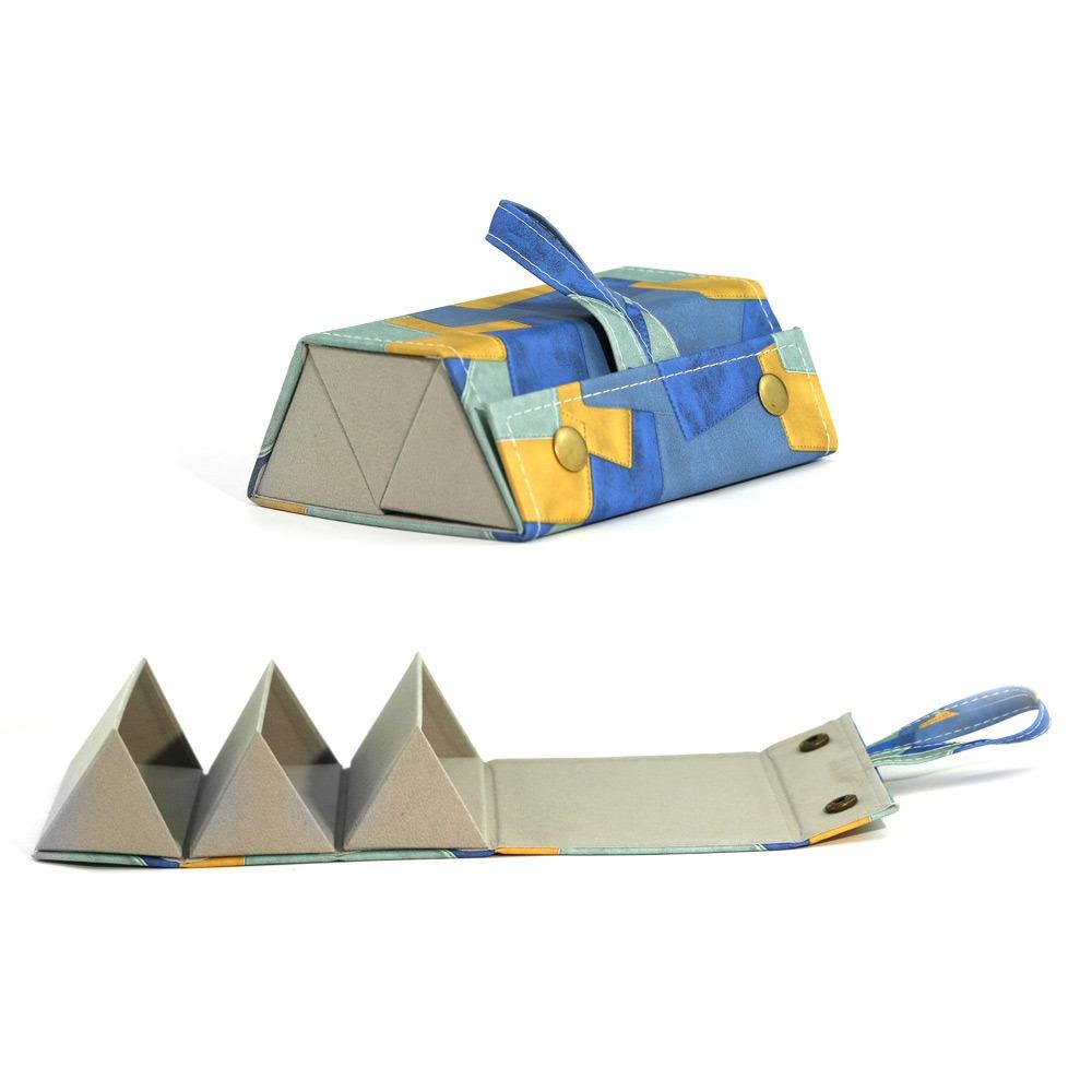 Compact Design Glasses Organizer Hard Shell Storage Box Portable Eyeglasses Holder  Display