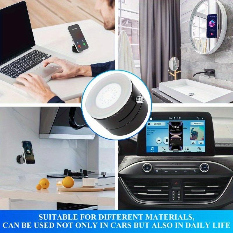 Vacuum Magnetic Car Phone Holder Magnet Suction Wall Bracket for iPhone 16 15 14 13 Pro Max Retractable Adjustable Mobile Stand