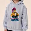 Autumn Single Girl Group KPop Demon Hunter Print Fashionable and Simple Sports Boy Girl Pullover Hoodie Children Clothing