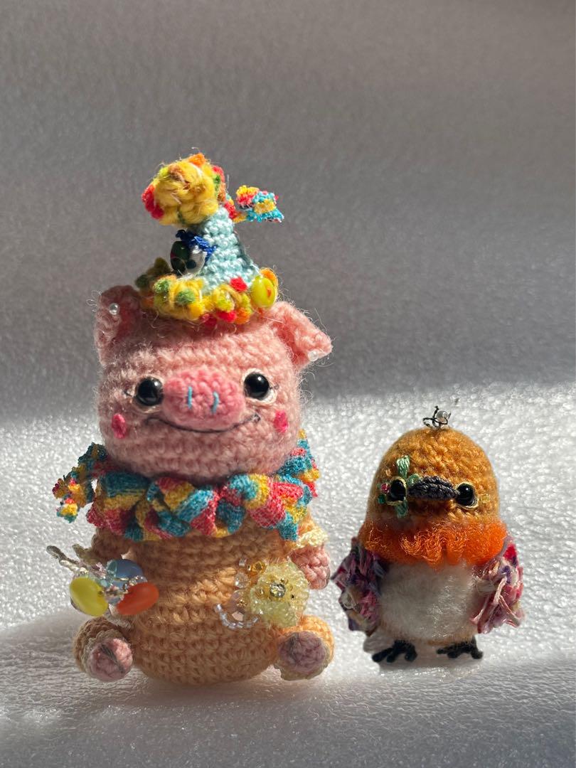 

[USED] xooxlife Embroidery Artist Teddy Bear Handmade Plush Wool Felt