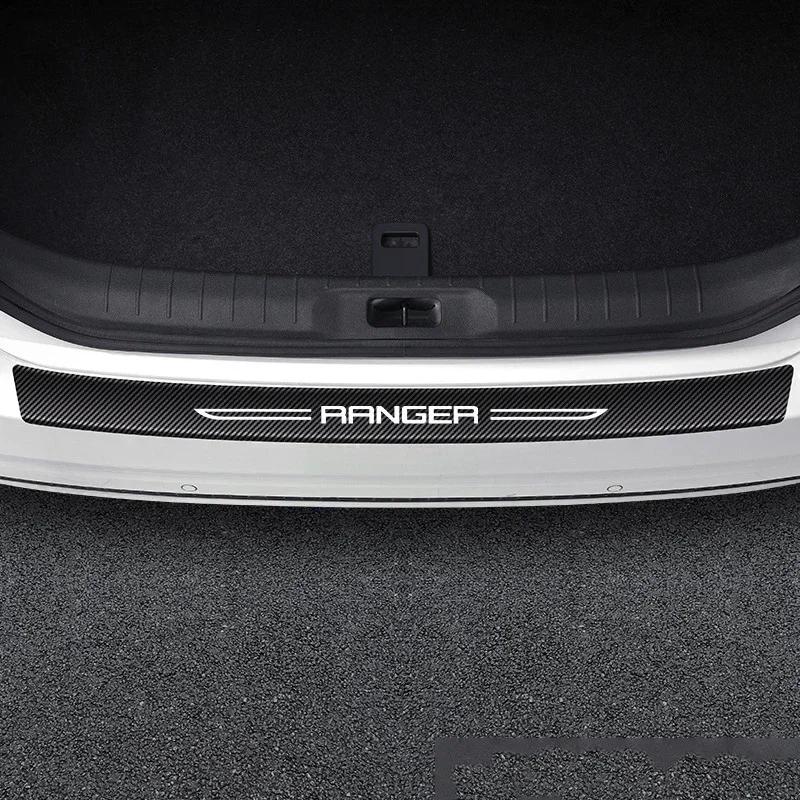 For Ford RANGER Logo Car Door Threshold Sill Protector Anti Scratch Waterproof Protective Film Decals Auto Interior Accessories