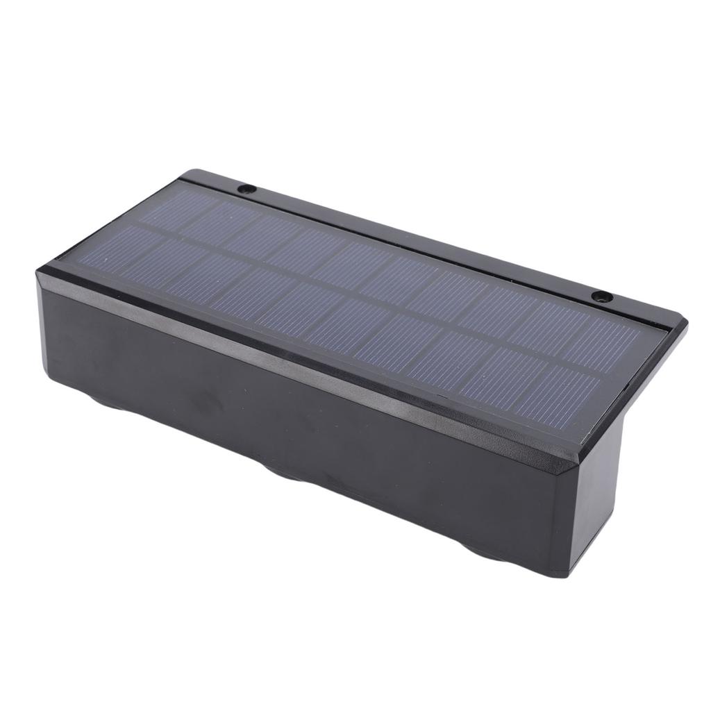 Fence Light 3 LED Lenses Energy Saving Smart Light Control Water Proof Solar Wall Light for Yard Garden Outdoor