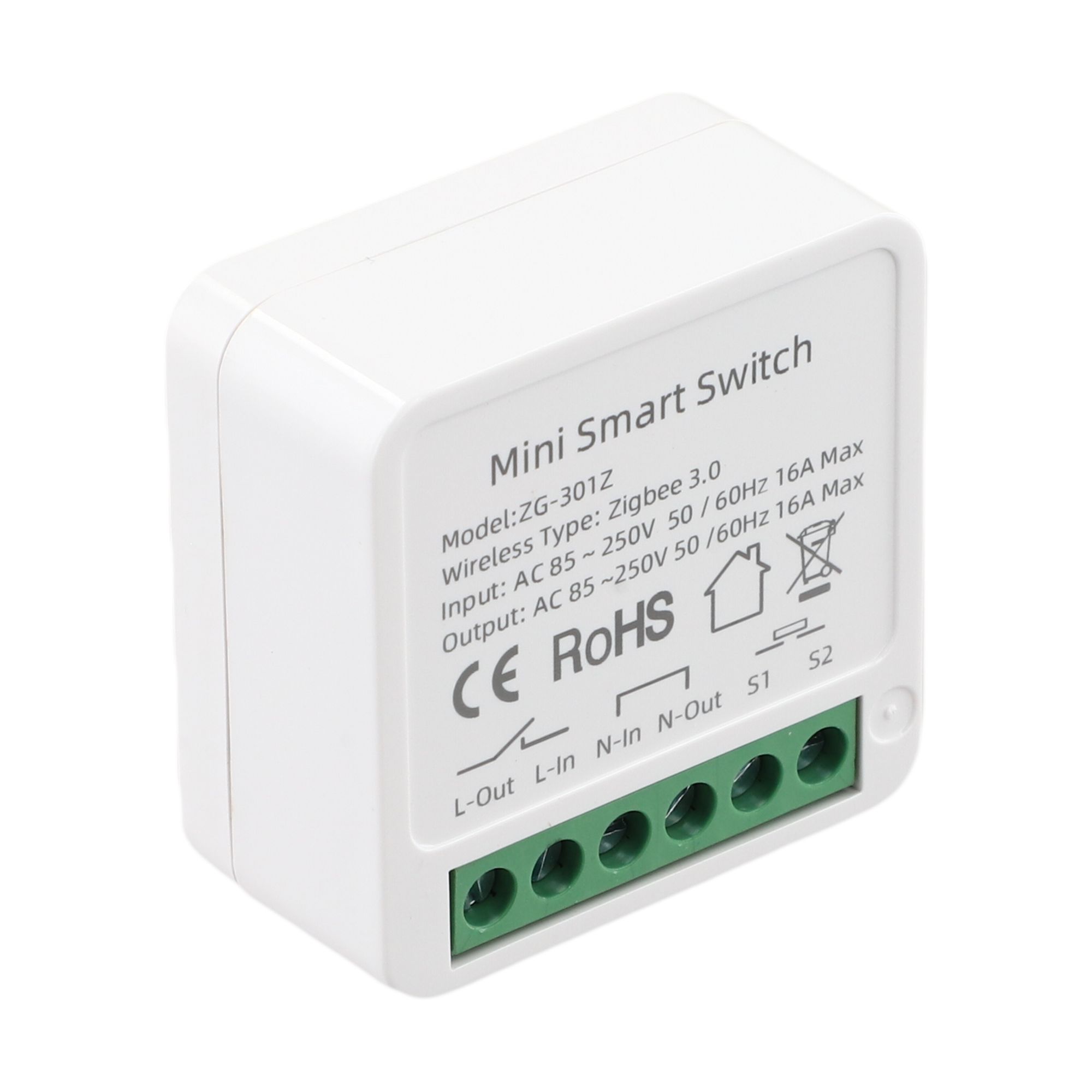

1 Pcs For Tuya For Zigbee 3.0 For MiNi Smart Switch 16A 2-way Control Timer Breaker Relay Switch Breaker Home Accessories