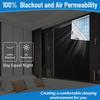Copertura Oscurante 100% Tende Oscuranti Blocco Luce Più Oscuro Pellicola Privacy Anti Sguardo Casa Casa Vetro Colorato Tessuto Tenda Portatile Camera da Letto
