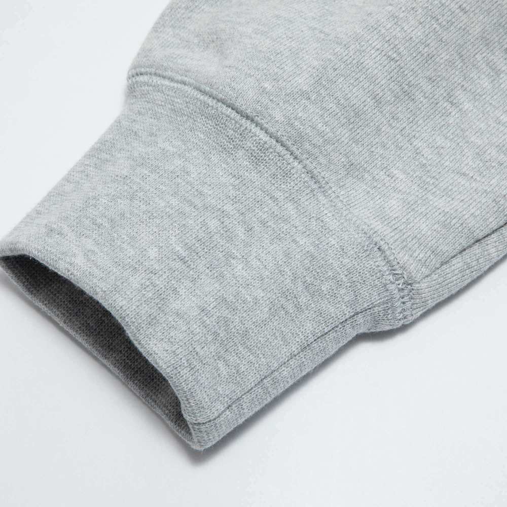 Puma Solid Color Crew Neck Pullover Knit Sweatshirt Unisex Sweatshirt Light-Heather-Gray 537965-04
