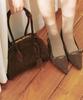 Komorebi Museum B01-S-3 Cow Leather Bowling Bag Small_Leather Beige