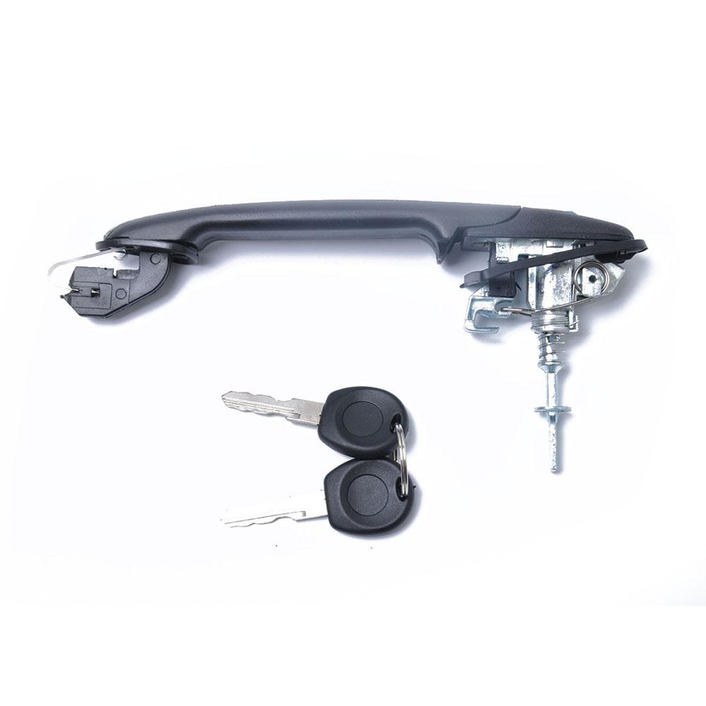 Front Exterior Door Handle Right or Left Side W/ 2 Keys For 95-06 Ford Galaxy 1