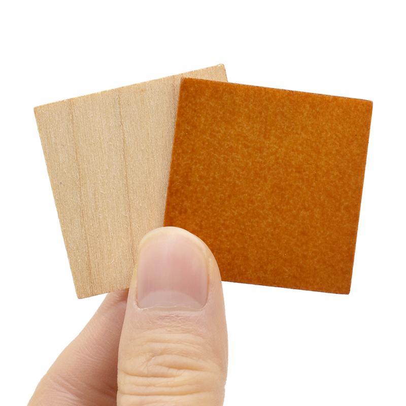 48Pcs 1/12 Dollhouse Mini Adhesive Floor Tiles Dollhouse Square Floorboard Decoration Dolls House Home Accessories