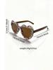 Candy Sprinkle Heart Shaped Sunglasses Novelty Design Fashion Eyewear for Street Style and Photo Booth Props KJ191