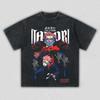 Jujutsu Kaisen Ryomen Sukuna Anime Printing T-shirt Men's Clothing Women's 2026 Summer New Cotton Washed Short-sleeved T Shirt