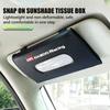 Car Sun Visor Tissue Box Hanging Napkin Storage Bag For S9 Yaris Corolla Rav4 GR Auris Cruiser Prius Voxy JH9