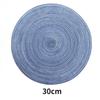 Round Table Mat Woven Ramie Placemats Anti Slip Dining Table Mats Non-Slip Tableware Bowl Pads Kitchen Drink Cup Coasters
