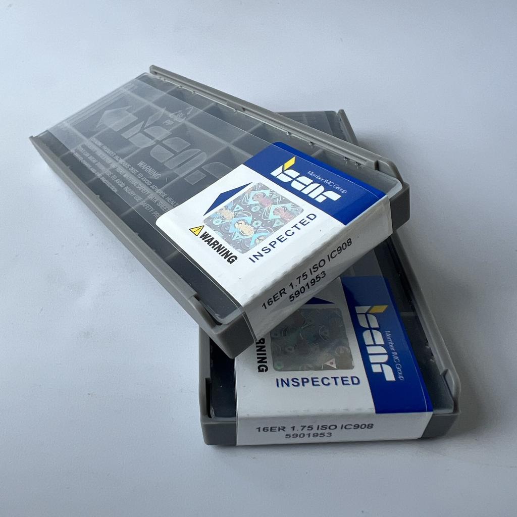 ISCAR / 16ER1.75ISO IC908 / Industrial Indexable Carbide Inserts 10 Pcs