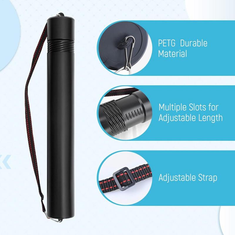 Telescoping Poster Tube Extendable Poster Tube with Strap Telescoping Art Transport Tube for Document Poster Drawing