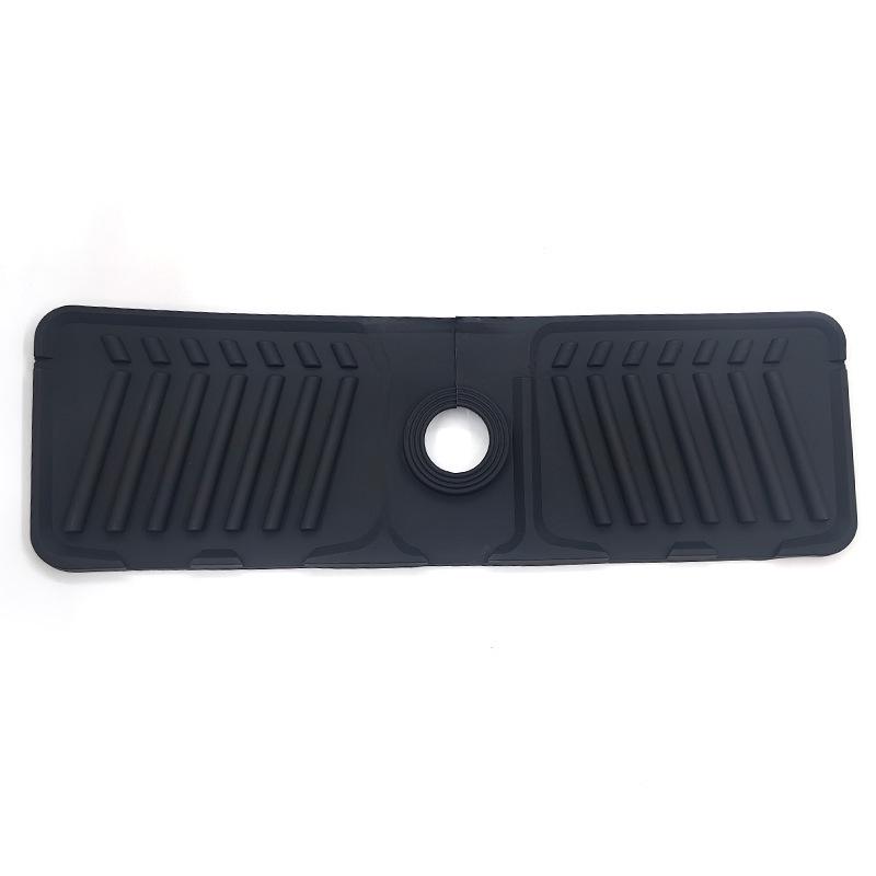 "Non-Slip Drain Pad Faucet Sink Splash Pool Soap Holder"