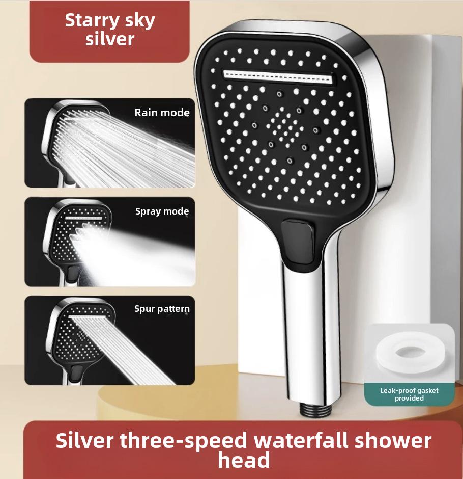 

Квадратная ручная напорная дождевая лейка для ванной комнаты