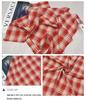 Spring/Summer Plaid Qipao Dress & TR Stretch Casual Shirt Fabric for Children's Clothing & Skirts