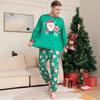Festive Christmas Family Pajama Set Adorable Santa Print Soft Fabric For Everyone