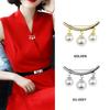 2Pcs Brooch Stylish Elegant Faux Pearl Fashion Vintage Brooch for Wedding