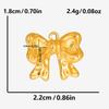 5pcs/Lot Gold Color New Bowknot Sun Heart Stainless Steel Pendants For Jewelry Making Supplies DIY Charms Bulk Earrings Pendant