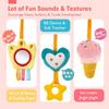 Baby Toys Colored Unicorn 0 12 Months Kids Bed Hanging Safety Seat Toy In Car Newborn Toys Mobile Baby Rattle Bebe Stroller Doll