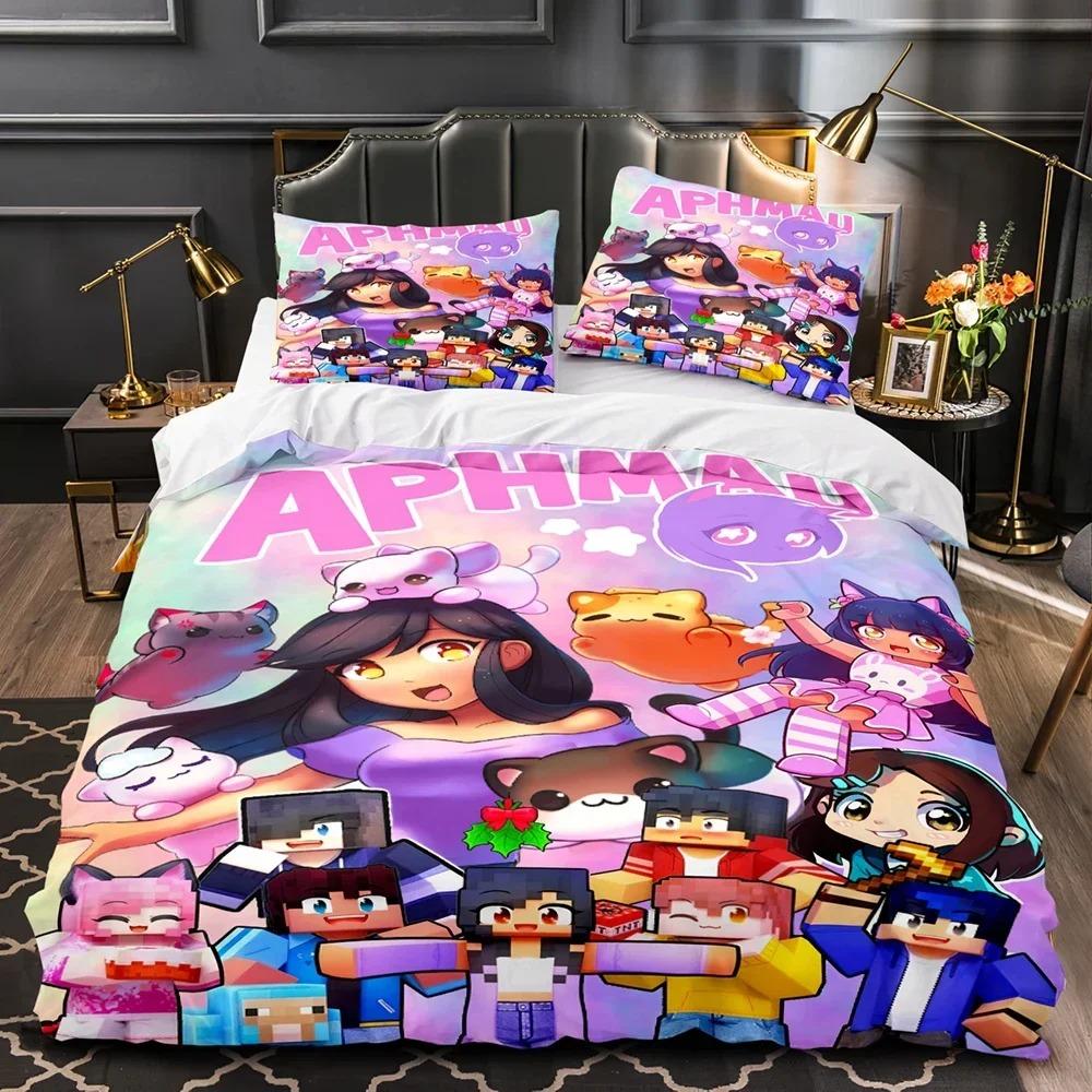 APHMAU Bedding Set 3D Printed Suitable for Bedroom Duvet Cover Set With Pillowcases Kids Home Textile