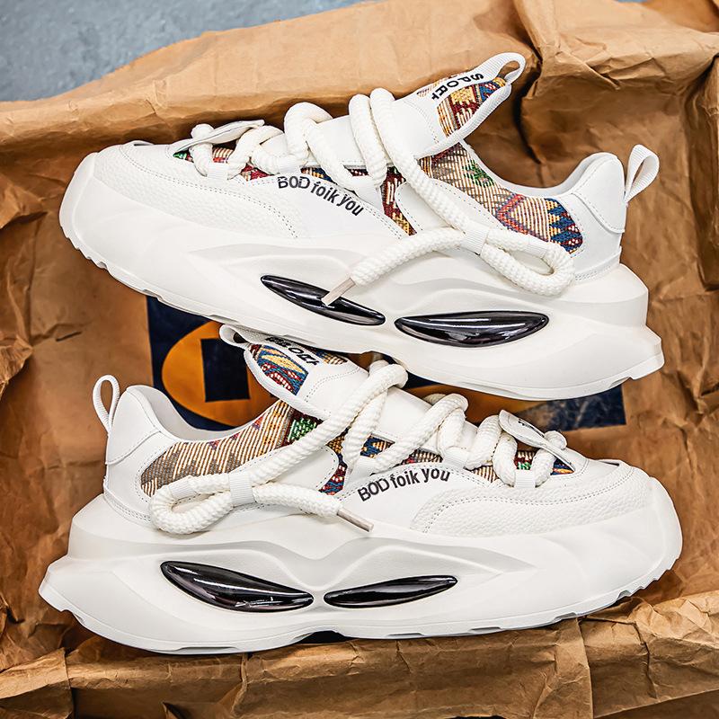 

Новые классические мужские повседневные кроссовки Модные универсальные кроссовки на толстой подошве, увеличивающие рост, спортивные кроссовки для бега Zapatillas Deportivas 44