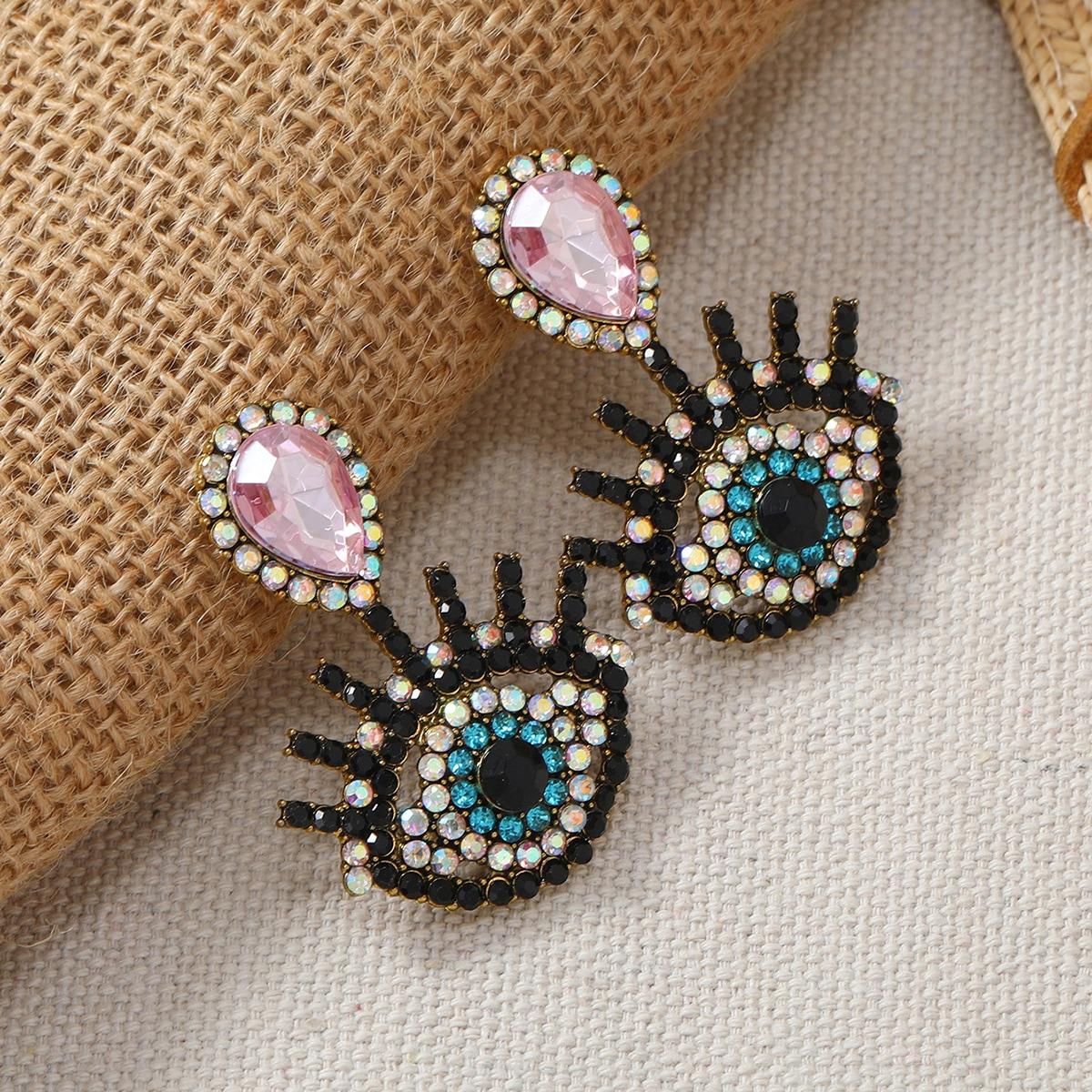 

2PC Women s Fashion Design Earrings Zircon Accessories Suitable for Date, Party, Festival Gifts