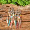 Colorful Summer Earrings for Women Dangle Drop Bohemia Tassel Earrings Vintage Chic Dainty Party Decors Daily Wear Gifts