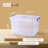Extra Large Transparent Plastic Storage Box with Wheels for Clothes and Quilts