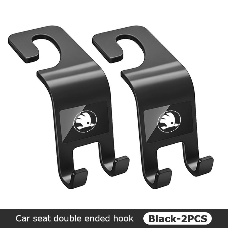 PBMN1 For Skoda Car Seat Back Hook Mobile Phone Bracket Handbag Hanger Interior Accessories Rapid Octavia Derivative Enyaq-iV VisionS