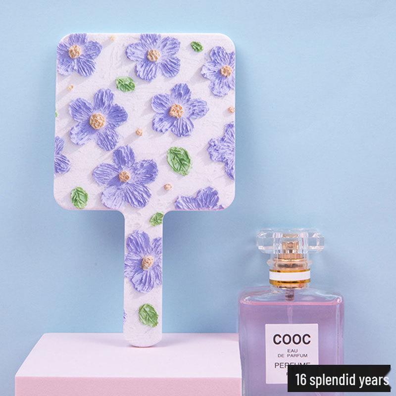 

Портативное ручное зеркало для макияжа: Компактный, Пластиковый, Настольный и Карманный 9*16cm Square Mirror