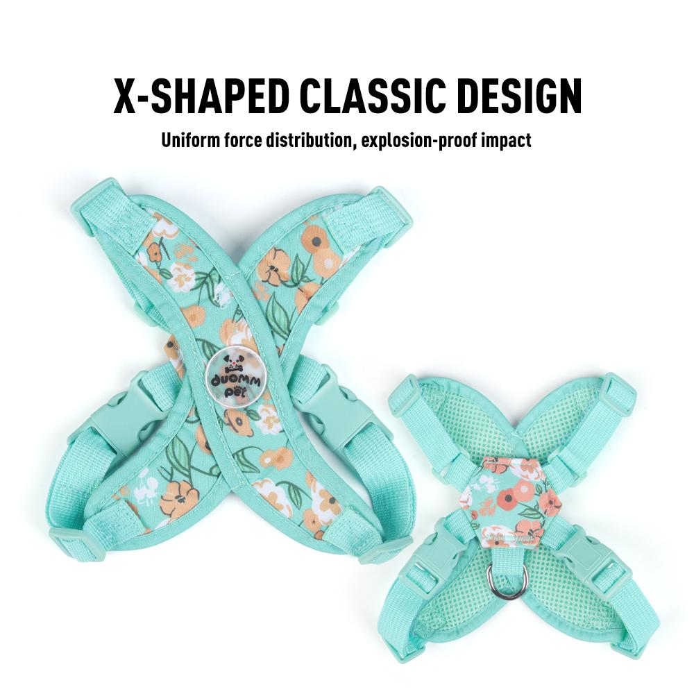 Small Dog Walking Leash Schnauzer Pet X-Shaped Anti-Escape Soft Leash Bichon Frise Dog Leash