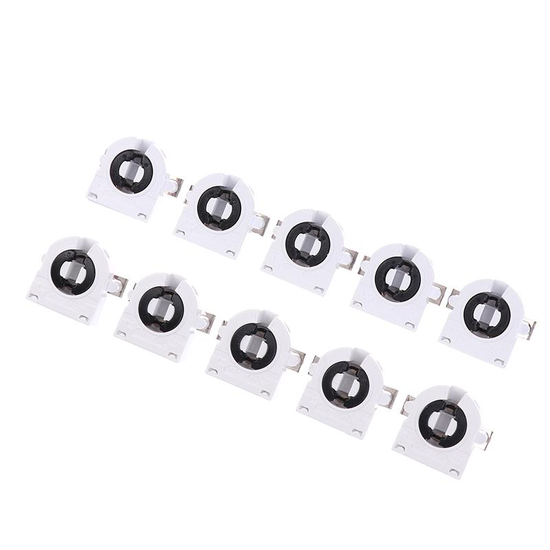5 Stück T8/G13 Leuchtstofflampenfassung Hitzebeständige Lampenfassung Lichtröhrenhalter Lampenzubehör für Zuhause Büro Schlafzimmer