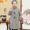 Winter Mink Coat For Middle Aged Mother Covered Button Thick Warm  Outwear Clothes