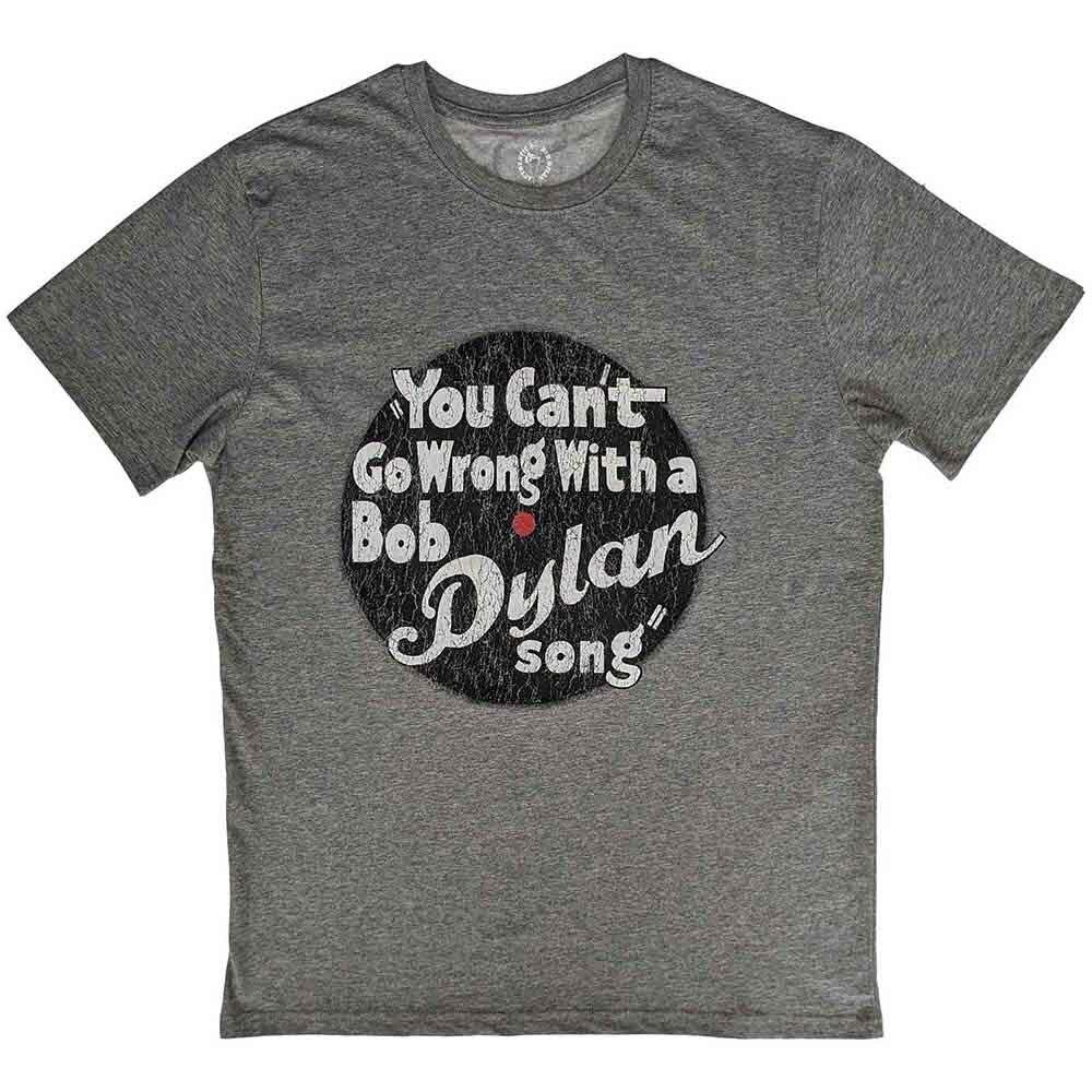 Bob Dylan You can t go wrong T-Shirt Grey New Unisex T-Shirt M