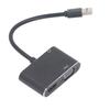 USB 3.0 To HD Adapter Stainless Steel High Speed Simultaneous Output USB 3.0 To VGA Adapter for Movie Meeting