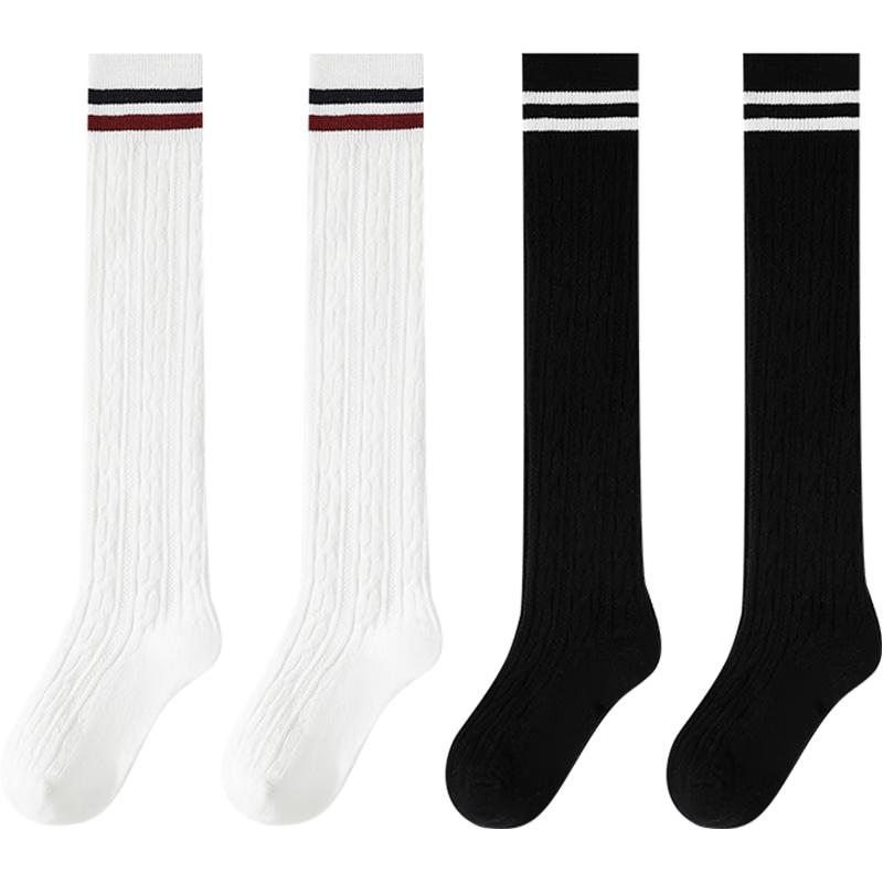 YEEHOO Girls 3A Anti-Bacterial Seamless High Socks L