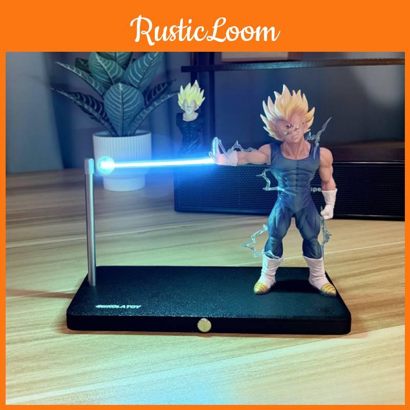 Dragon Ball Magnetic Night Light With Saiyan Vegeta Anime Figurine For Collectors Display