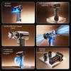 High Performance Motor Rechargeable Handheld Blower High Power Mini Air Fan  Outdoor Use