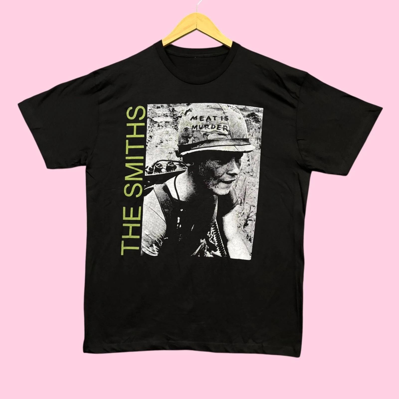 The Smiths Meat Is Murder Album Rock Band Tee L S