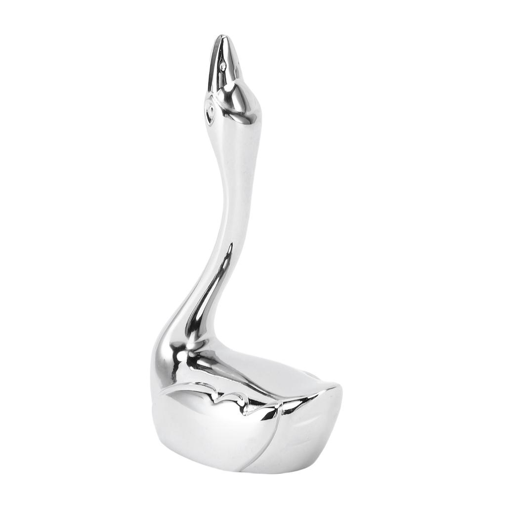 Swan Chopstick Rest Stainless Steel Exquisite Decorative Chopstick Spoon Fork Holder for Dining Table