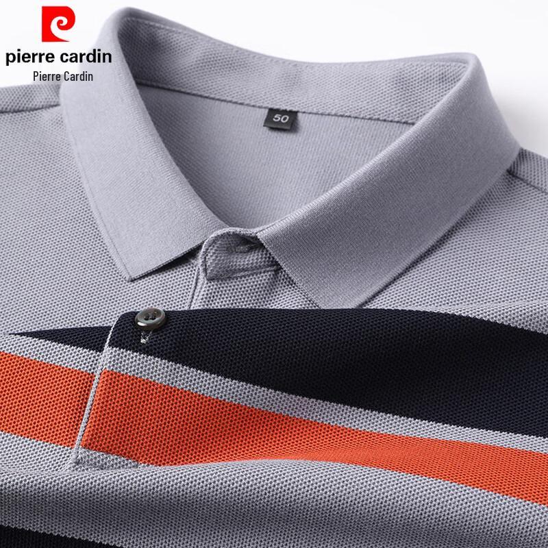 Pierre Cardin Men's Striped Pique Polo Shirt
