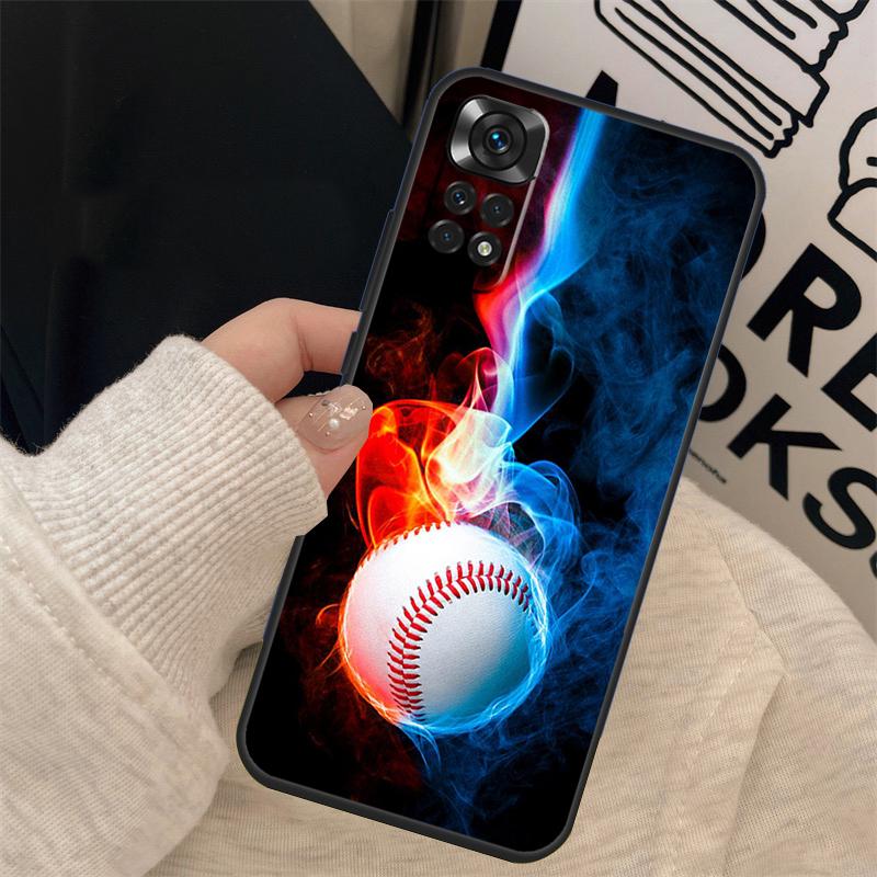 Baseball Cover For Xiaomi Redmi Note 14 12 11 10 13 15 Pro Plus Case For Redmi 15 15C 14C 10C 12C 13C