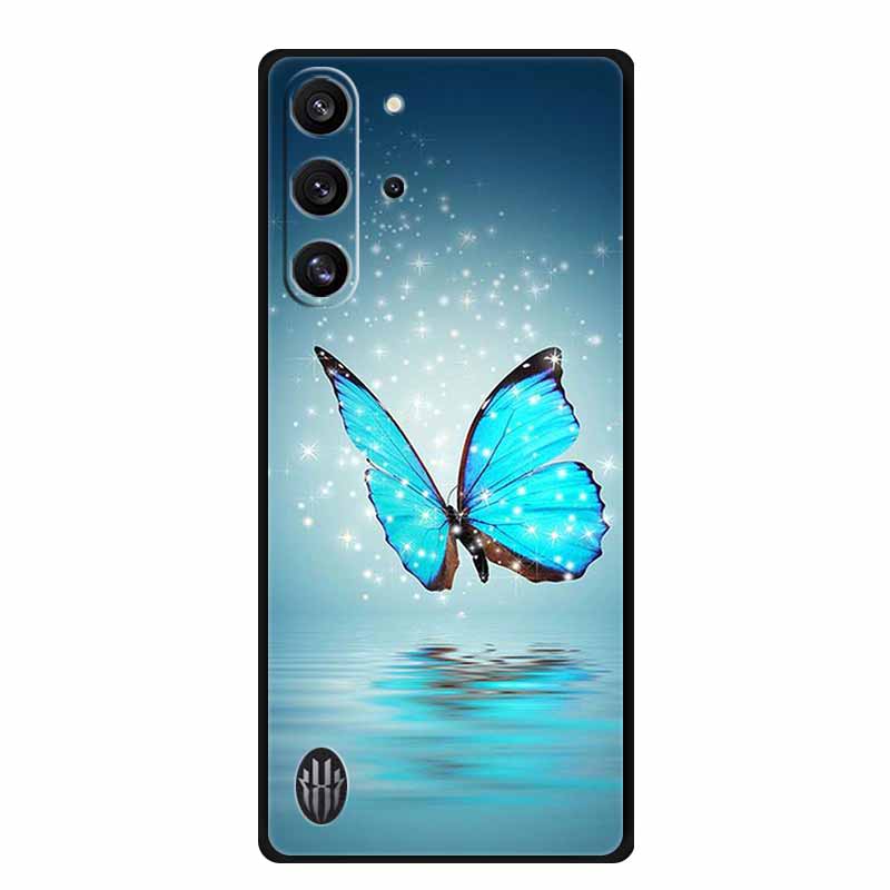 Für ZTE nubia Red Magic 10 Pro 5G Hülle Tiere Weiches Silikon TPU Handyhüllen Rückseite für REDMAGIC 10 Pro+ Mode Wolf Fundas
