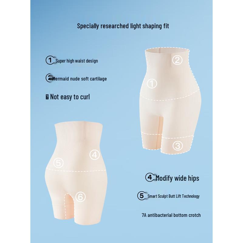 SIINSIIN High-Waist Tummy Control Shapewear Capri Pants