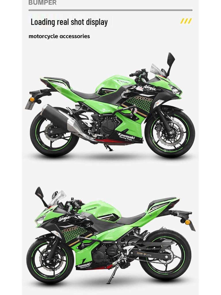 Kawasaki Ninja 400 Front Fairing Anti-Collision Guard Modification