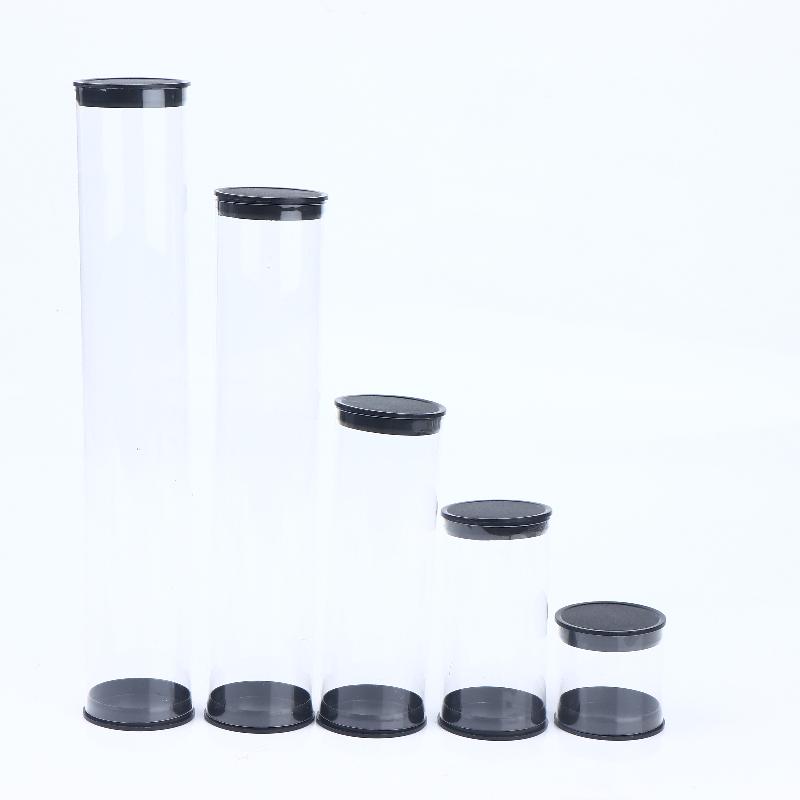Portable Golf Container Case Golf Ball Tube Pc Transparent Round Plastic Packaging Box Various Specifications Balls Gift Box